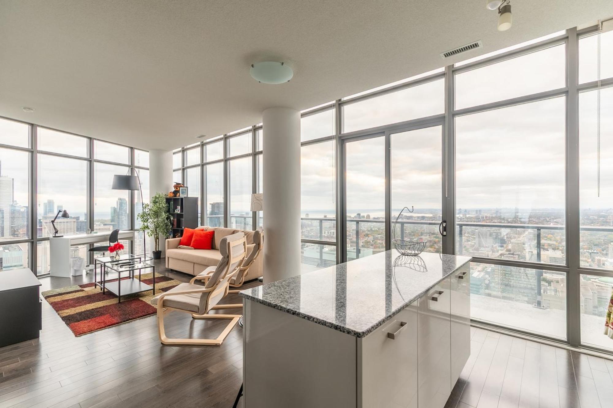 Great View High Rise In Central โตรอนโต ภายนอก รูปภาพ